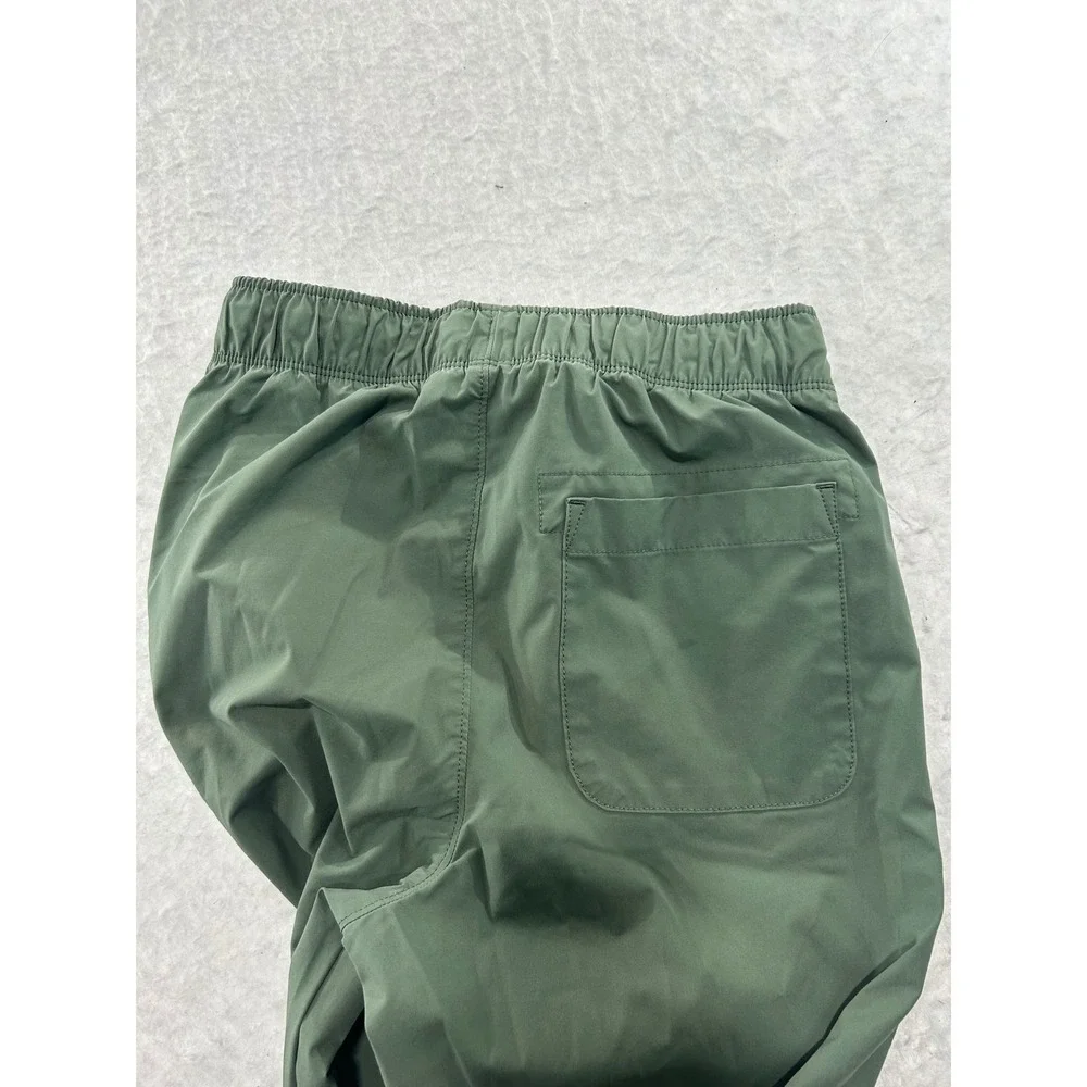 Crewcuts Performance Boys Size 12 Olive Green Elastic Waist Drawstring Pants